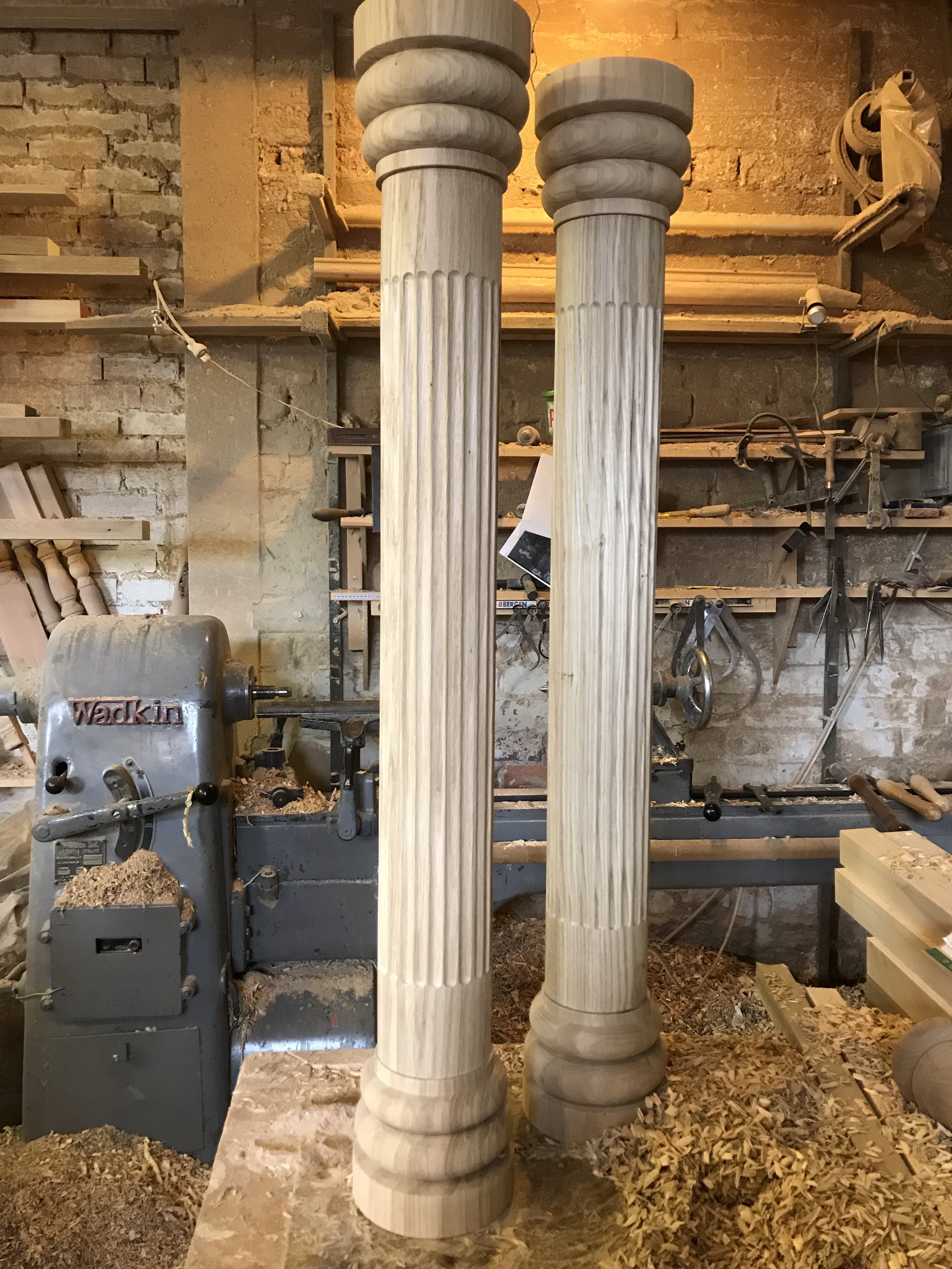 Dave Dalby Woodturning table legs and pedestals